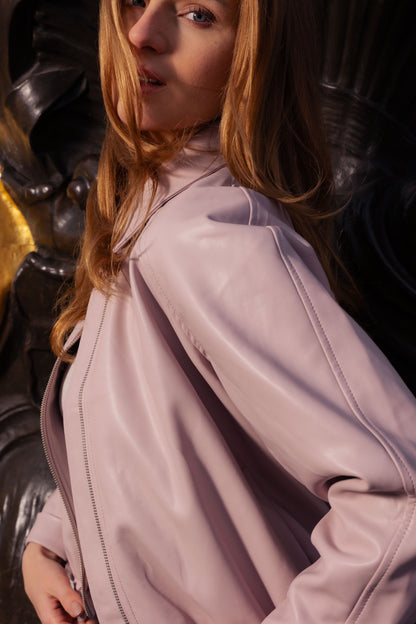 FAUX LEATHERETTE JACKET