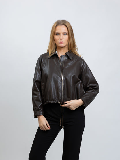 FAUX LEATHERETTE JACKET