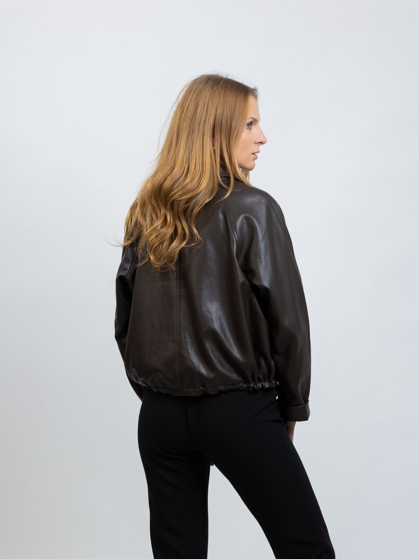 FAUX LEATHERETTE JACKET