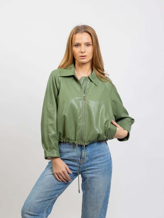 FAUX LEATHERETTE JACKET