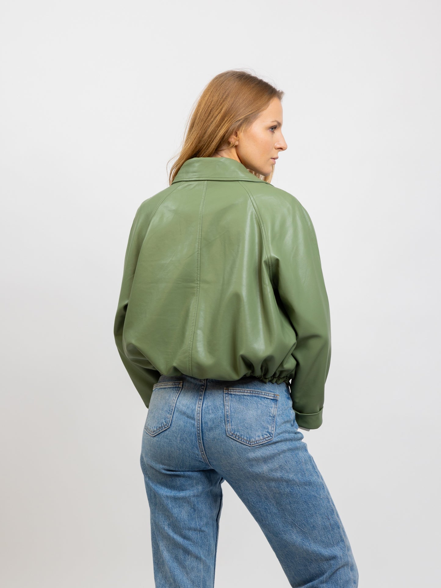 FAUX LEATHERETTE JACKET