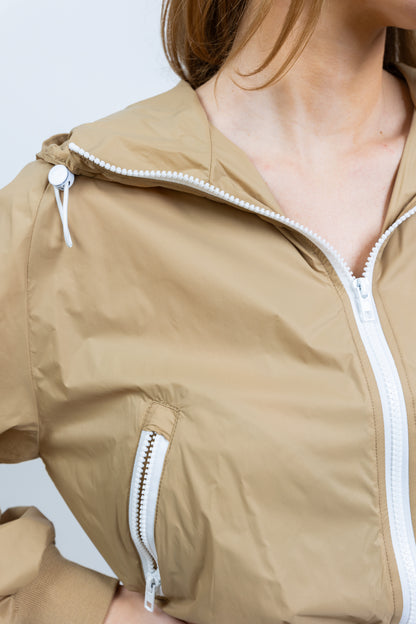 HOODED WINDBREAKER JACKET