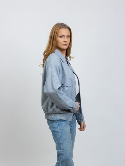 CHAQUETA DE CUERO SINTÉTICO