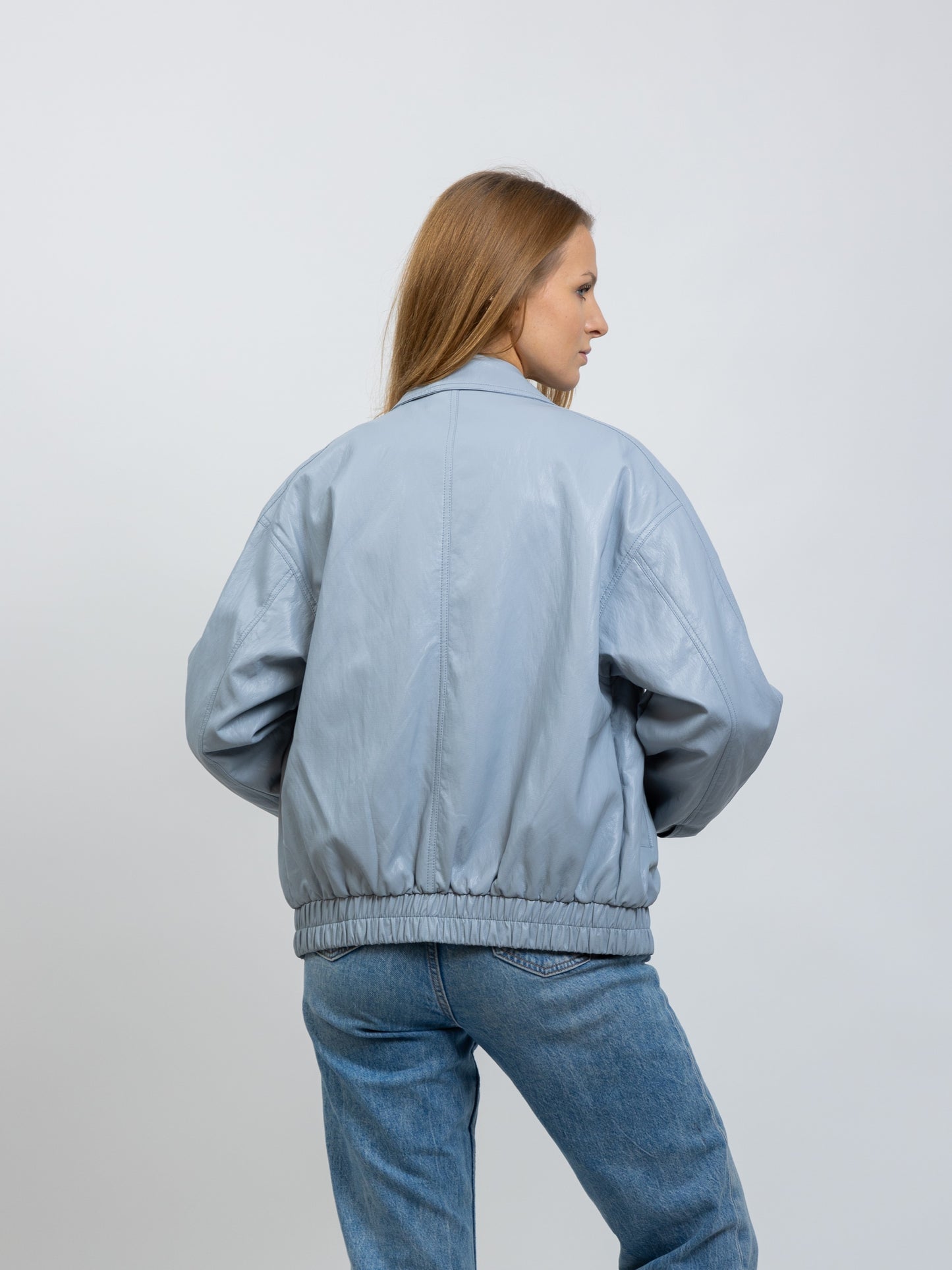 CHAQUETA DE CUERO SINTÉTICO