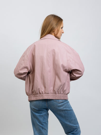 CHAQUETA DE CUERO SINTÉTICO