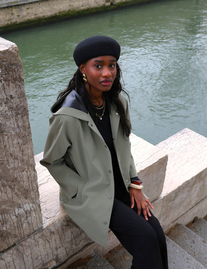 PARKA IMPERMEABLE À CAPUCHE