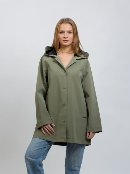 PARKA IMPERMEABLE CON CAPUCHA