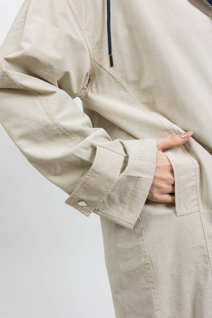 CONTRASTING HOODED PARKA