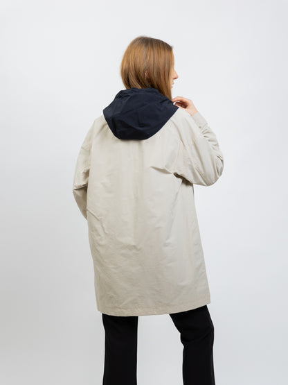 CONTRASTING HOODED PARKA