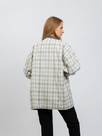 REVERSIBLE CHECKED PARKA