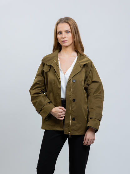Short trench coat