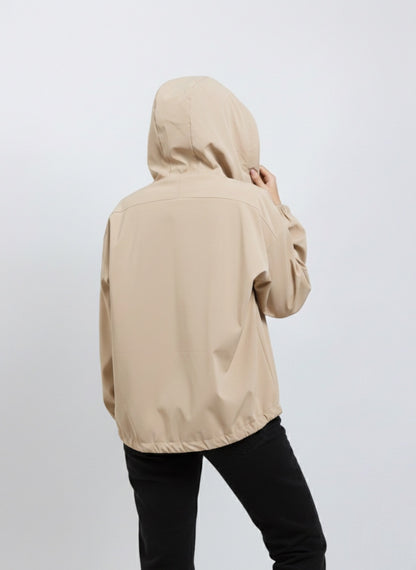 PARKA DE LLUVIA A RAYAS