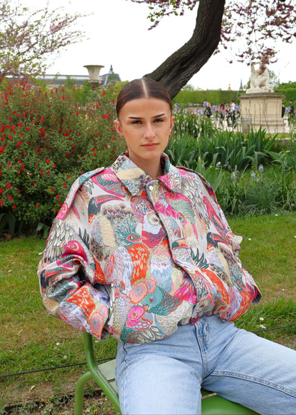 JACQUARD METALLIC JACKET