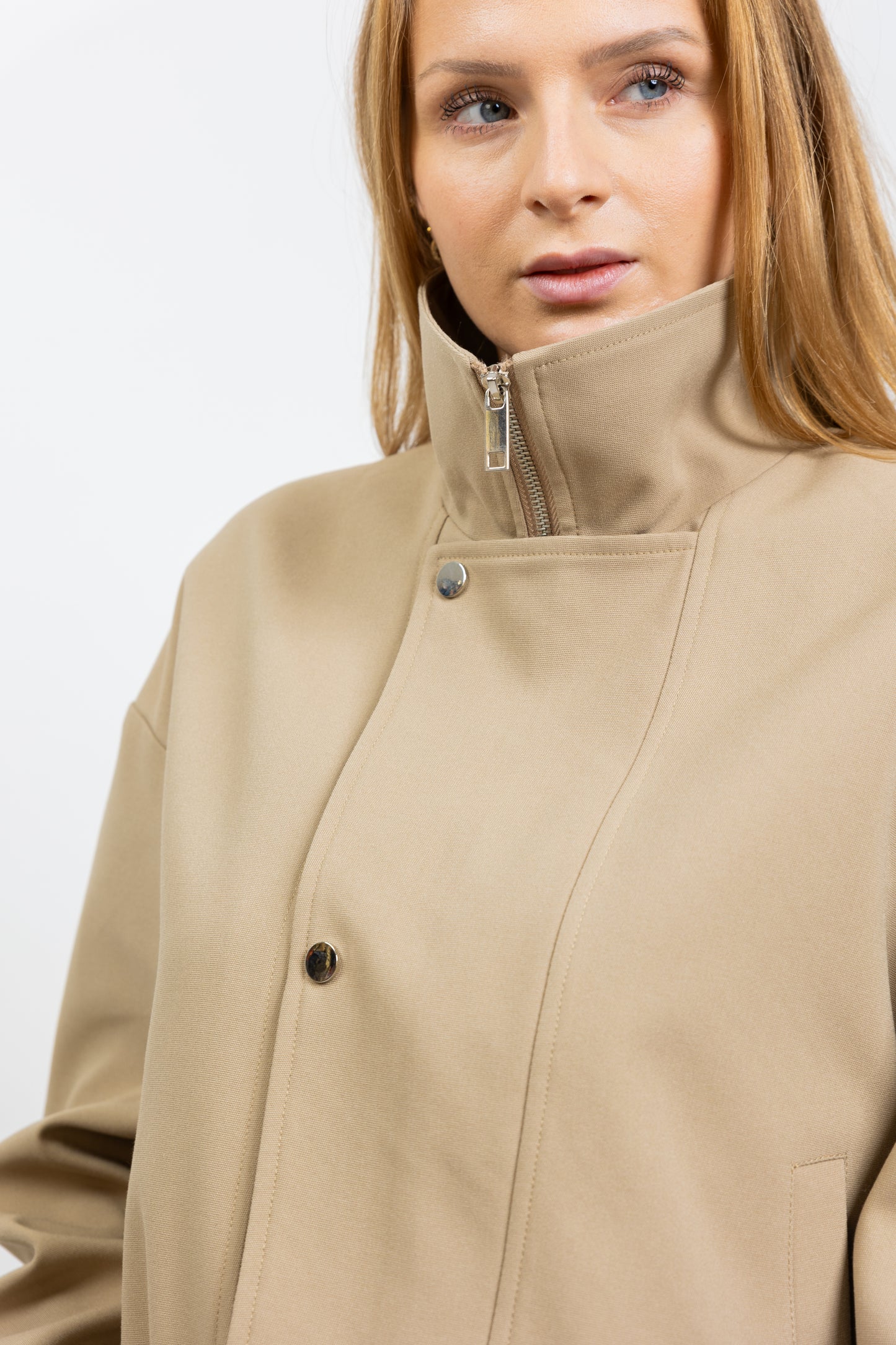 BLOUSON BOMBER A COL MONTANT