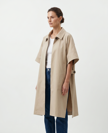 TRENCH-CAPE OVERSIZE