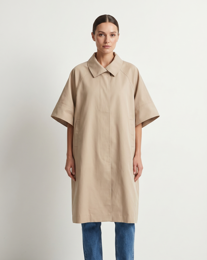 TRENCH-CAPE OVERSIZE