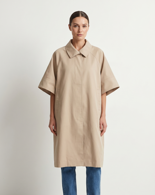 OVERSIZED TRENCH-CAPE