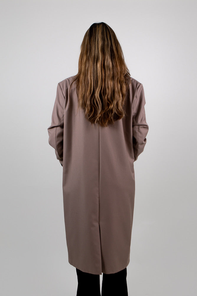 LONG LIGHTWEIGHT BLAZER-STYLE COAT