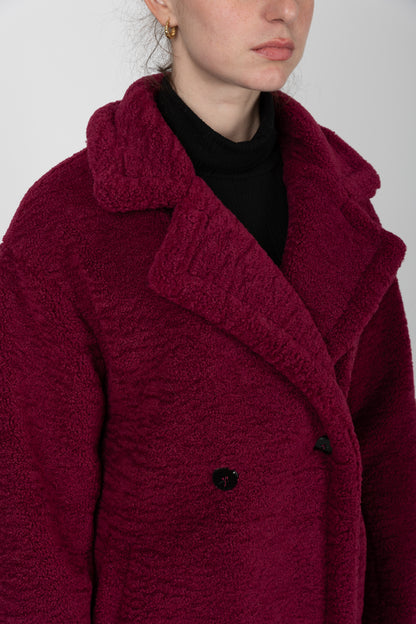 MID-LENGTH SHEARLING COAT
