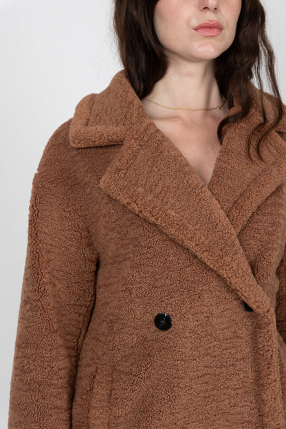 MID-LENGTH SHEARLING COAT