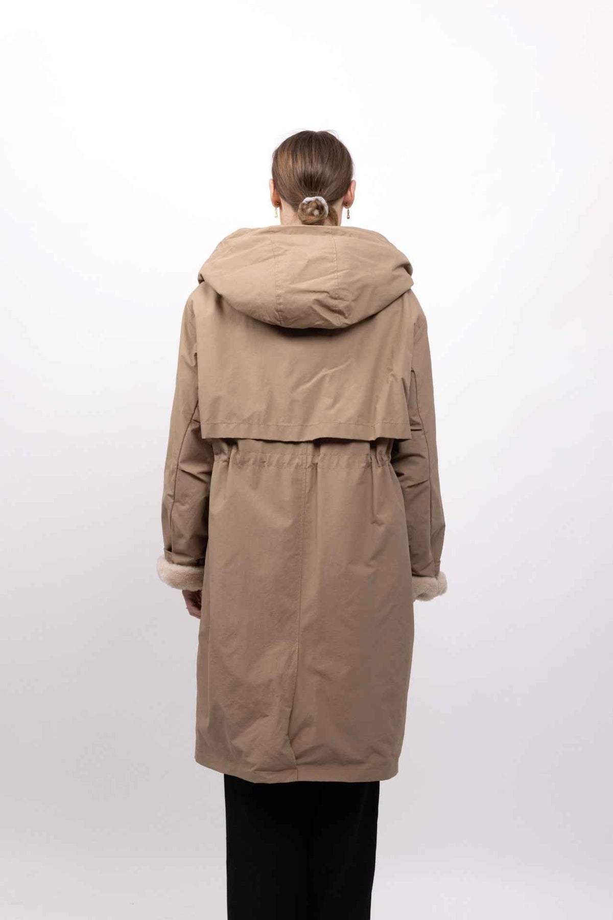 PARKA À CAPUCHE EN FAUSSE FOURRURE Femme - K-ZELL PARIS