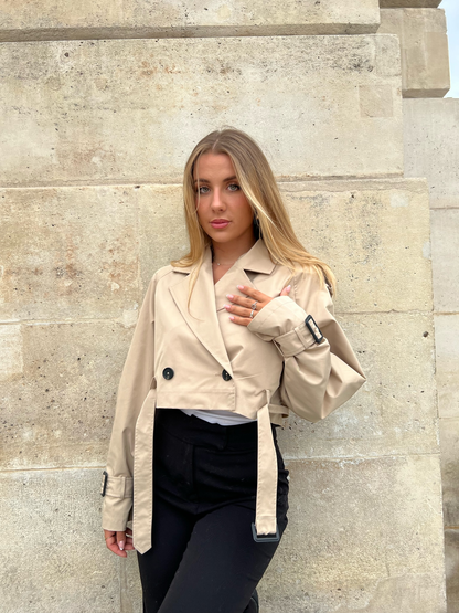Gabardina corta