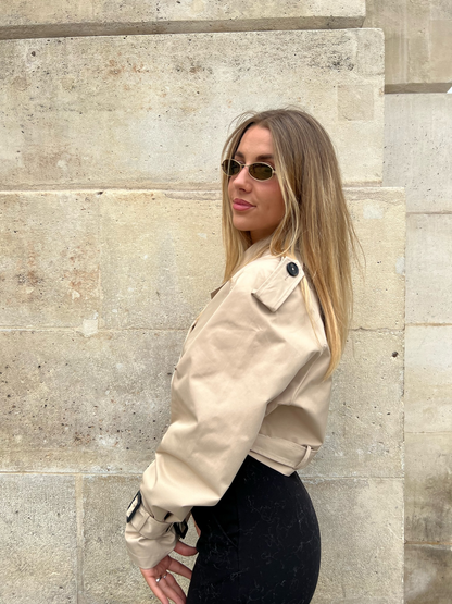 Gabardina corta