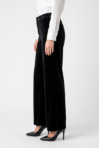 PANTALONES DE TERCIOPELO DE PIERNA ANCHA