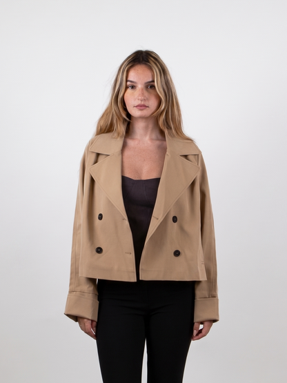 Gabardina corta
