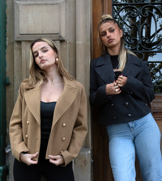 SHORT PEA COAT JACKET