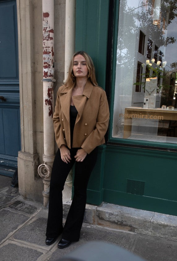SHORT PEA COAT JACKET
