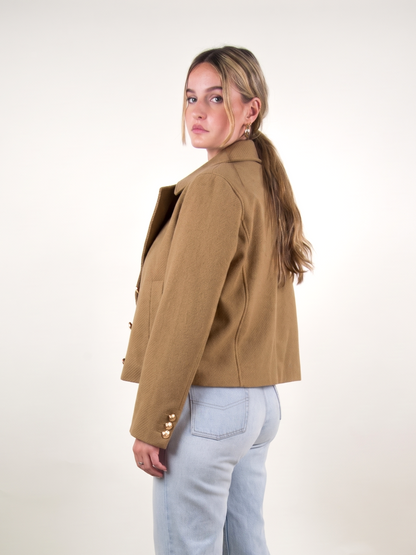 SHORT PEA COAT JACKET