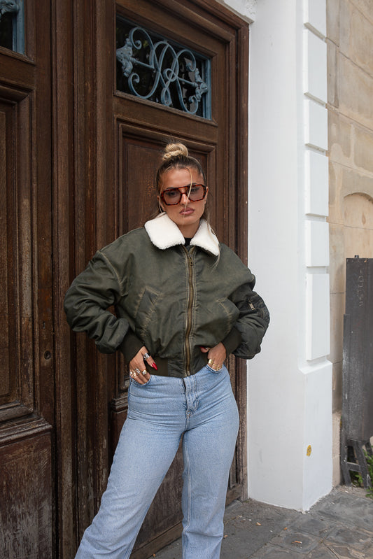 VESTE AVIATEUR VINTAGE