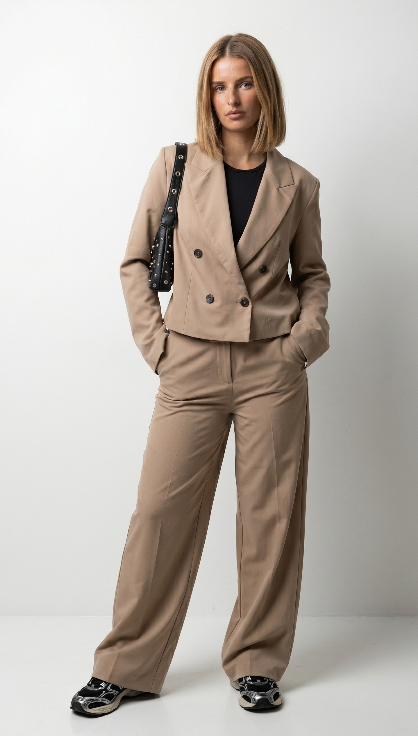 WIDE-FIT FLUID PANTS