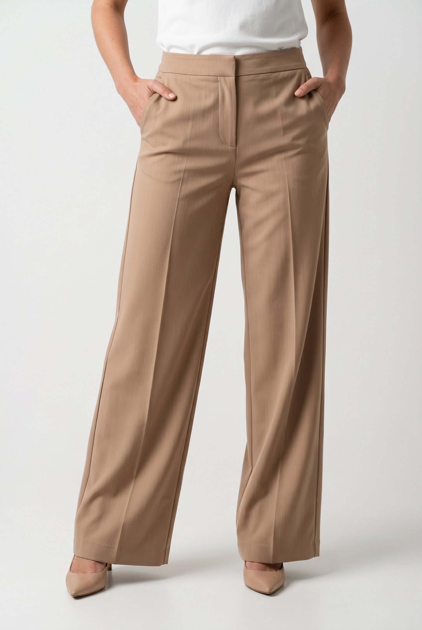 WIDE-FIT FLUID PANTS
