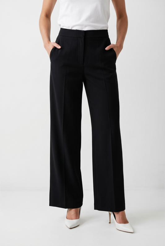 WIDE-FIT FLUID PANTS