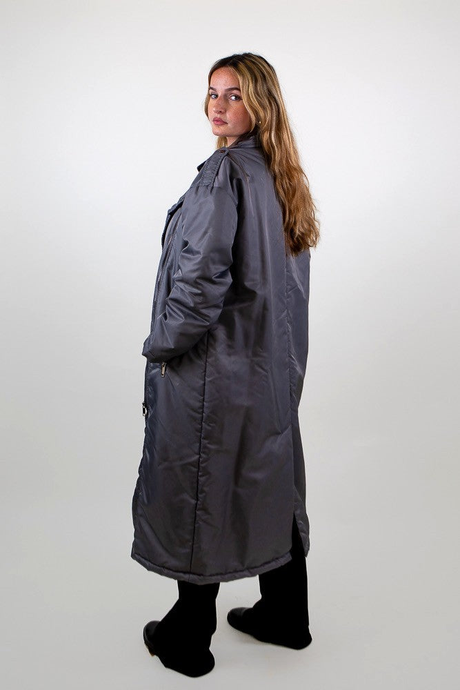 WATERPROOF QUILTED TRENCH COAT