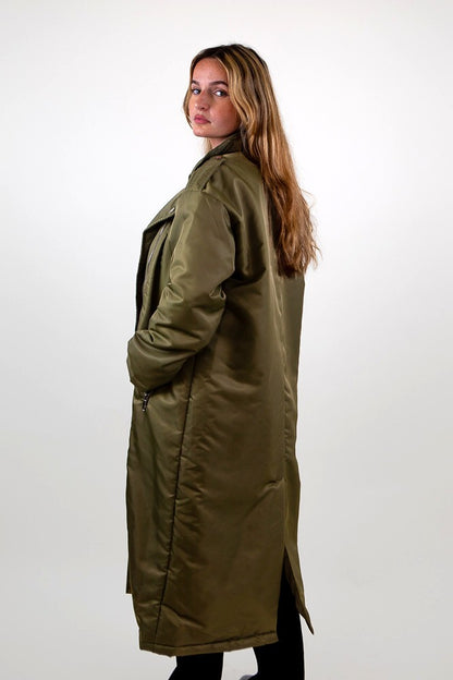 WATERPROOF QUILTED TRENCH COAT