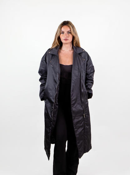 WATERPROOF QUILTED TRENCH COAT