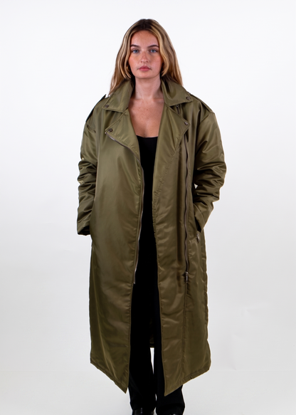 WATERPROOF QUILTED TRENCH COAT