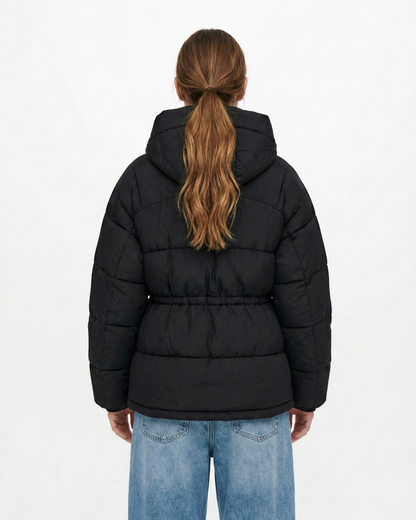 CHAQUETA DE PLUMÍN CON CINTURA AJUSTADA