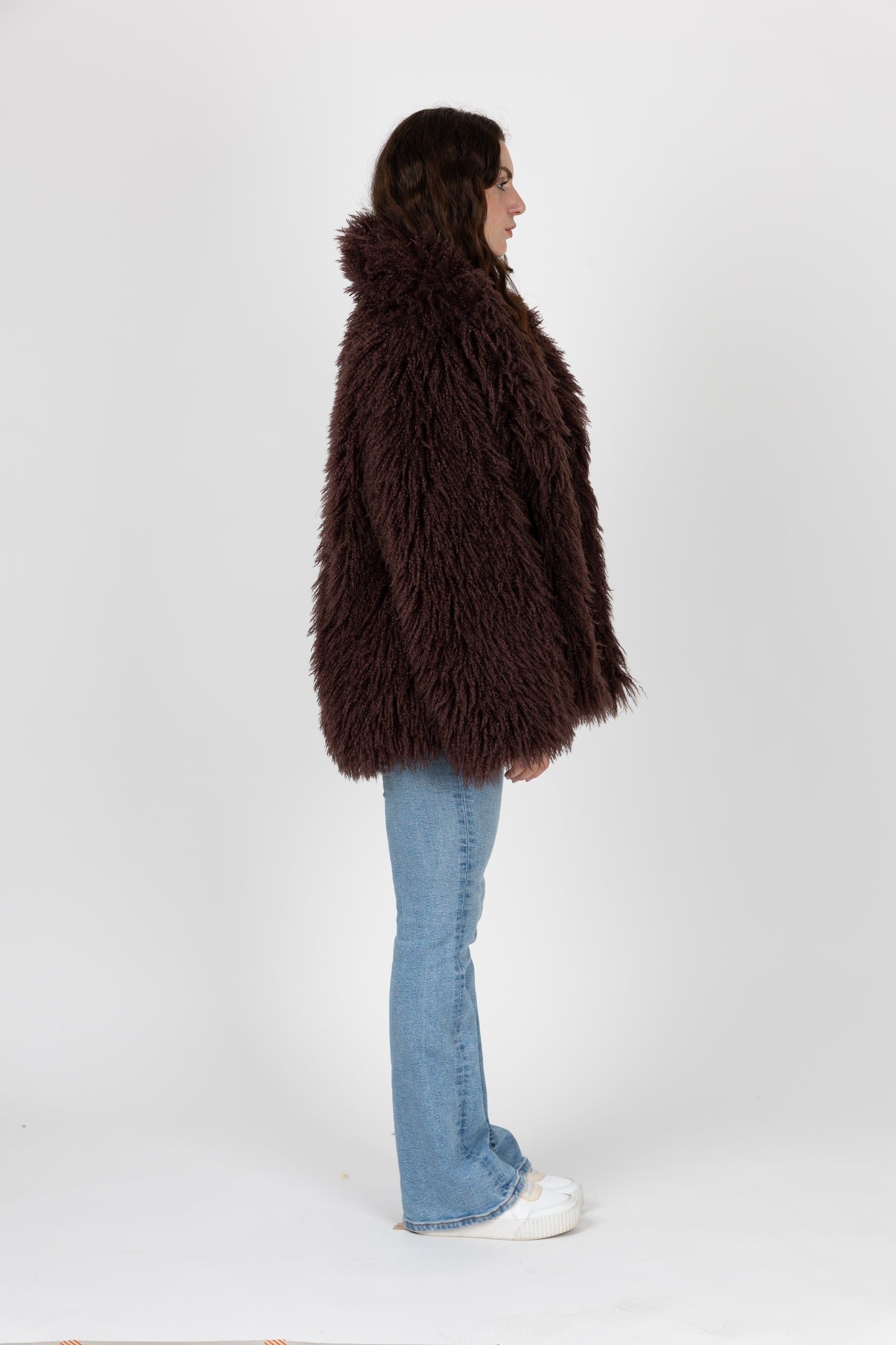 MANTEAU FLUFFY EN FAUSSE FOURRURE