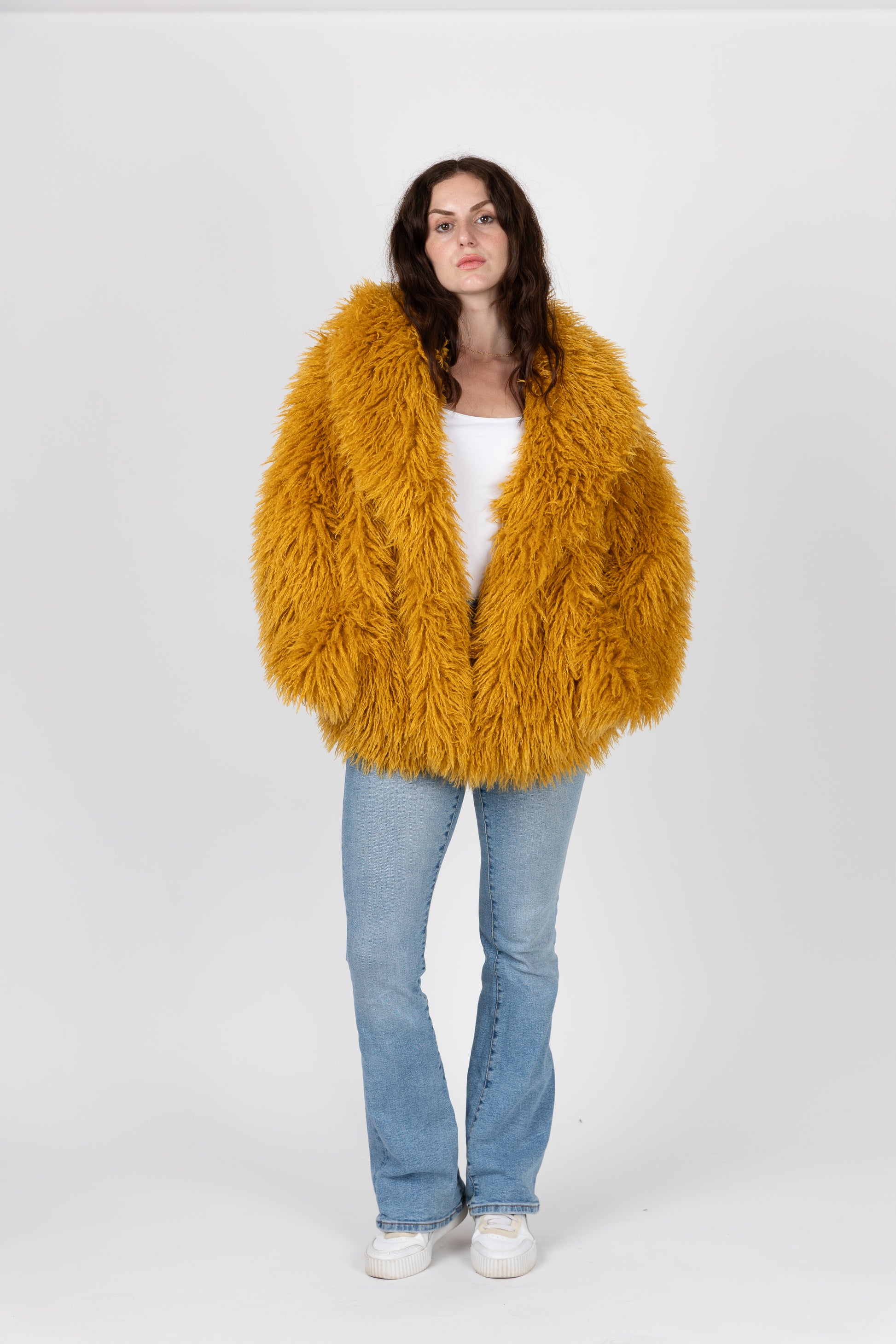 FLUFFY FAUX FUR COAT – Kzell Paris - Main Image
