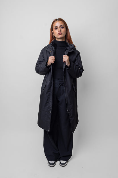 Lined parka