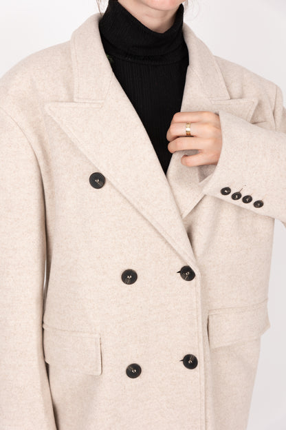 MANTEAU CABAN LONG OVERZISE