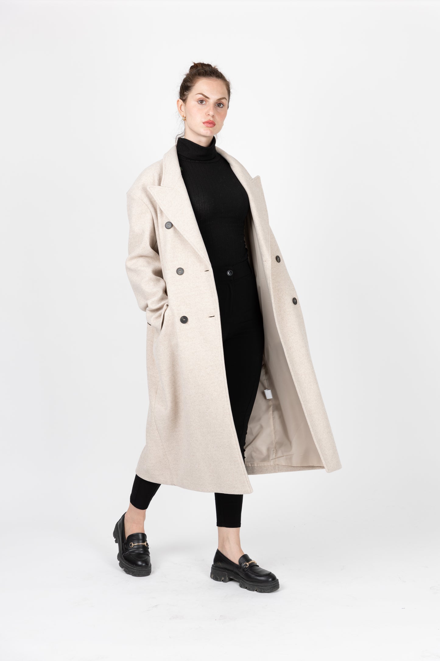 MANTEAU CABAN LONG OVERZISE
