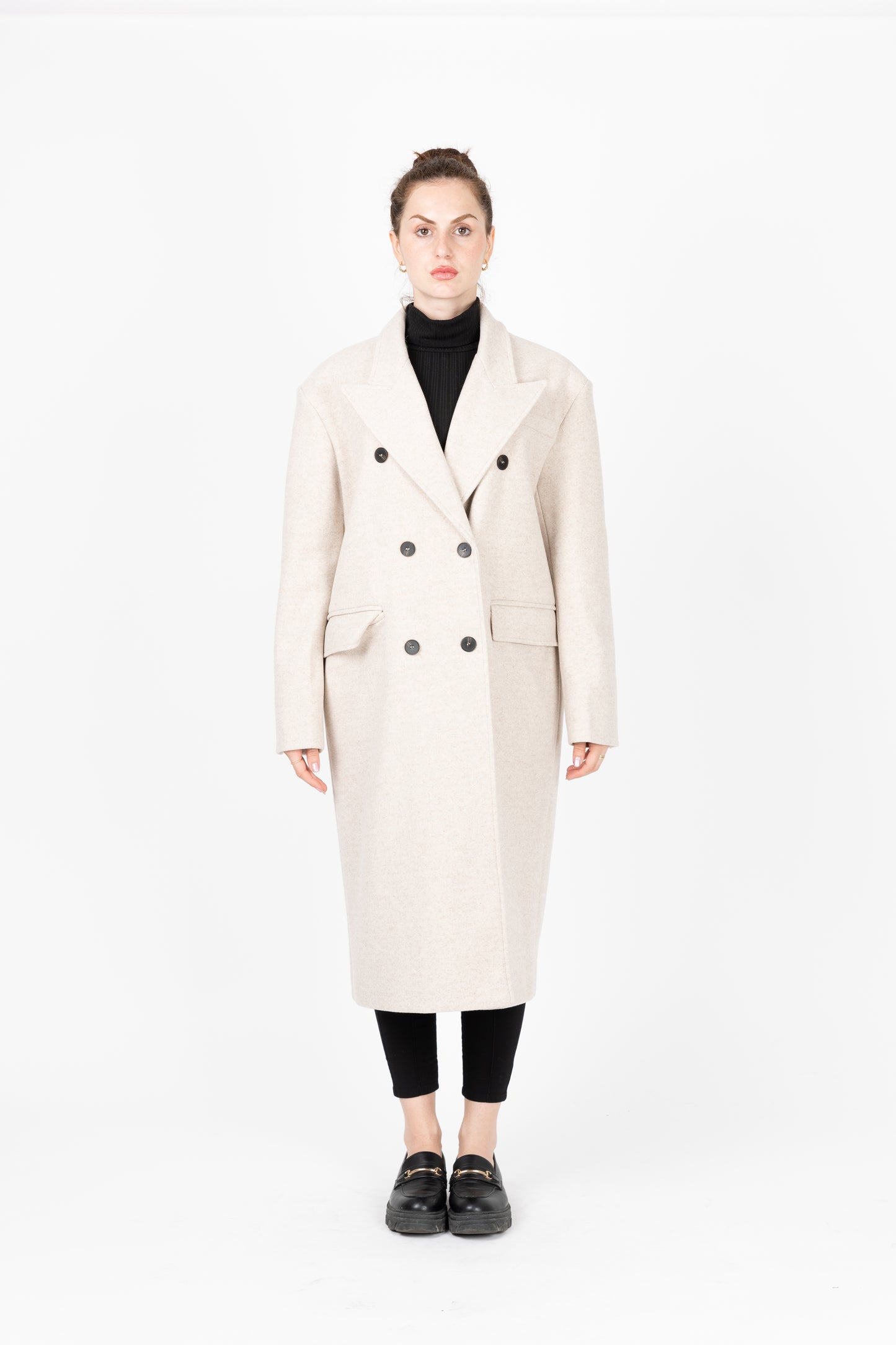 MANTEAU CABAN LONG OVERZISE