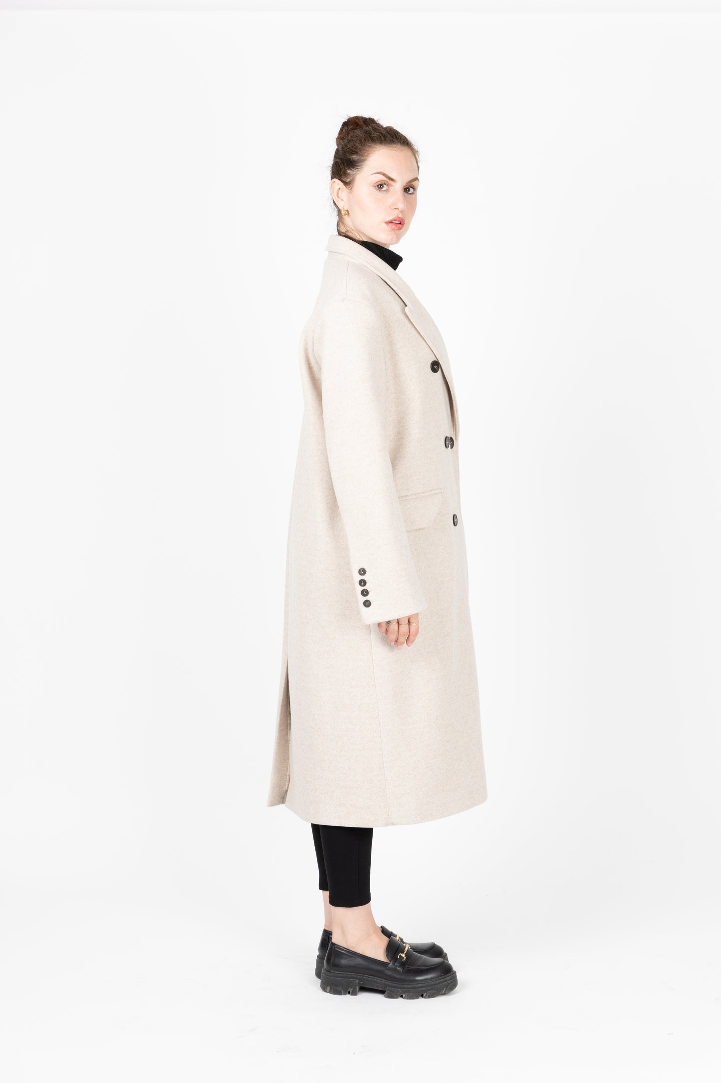MANTEAU CABAN LONG OVERZISE