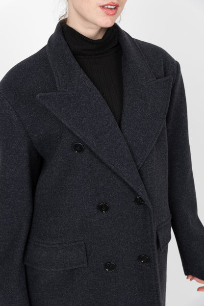MANTEAU CABAN LONG OVERZISE