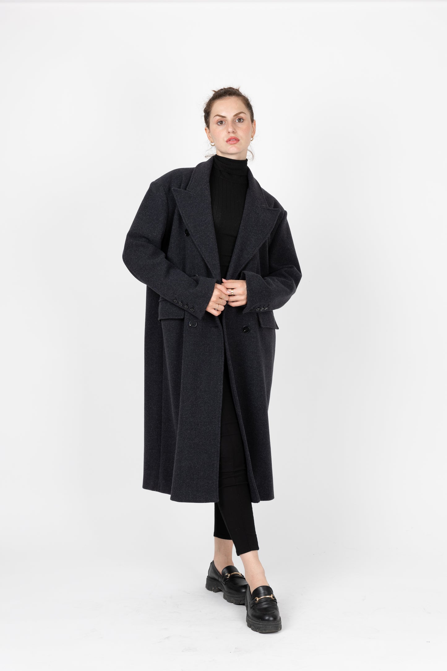 MANTEAU CABAN LONG OVERZISE